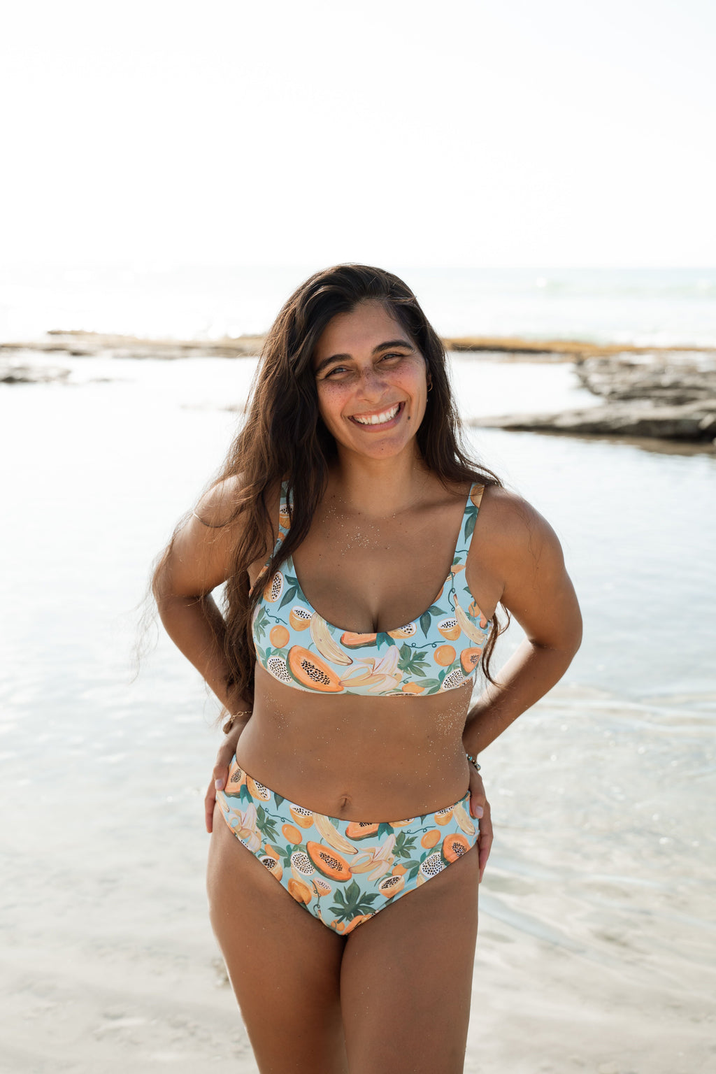 Amanda Bikini Bottoms - Papaya